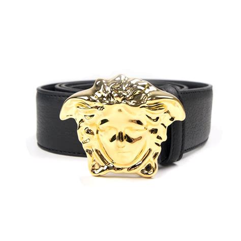 versace black and gold medusa belt|Versace Medusa belt women's.